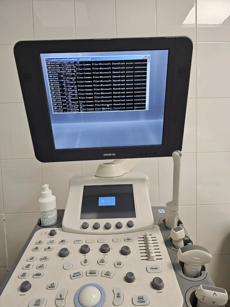 Ремонт Mindray DC-7: устранение циклической перезагрузки из-за отказа HDD