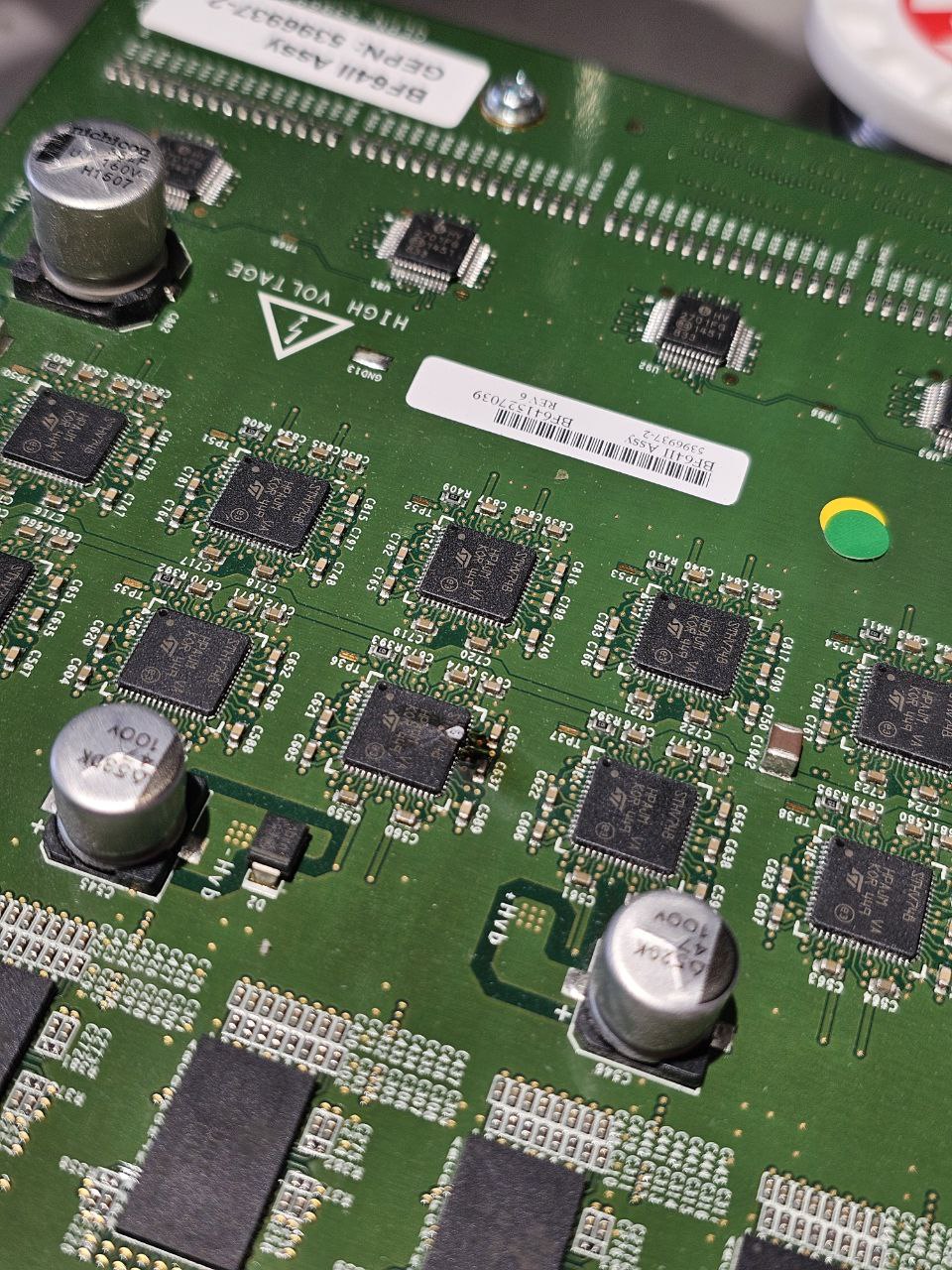 Ремонт GE Voluson S6 — устранение ошибки по высокому напряжению