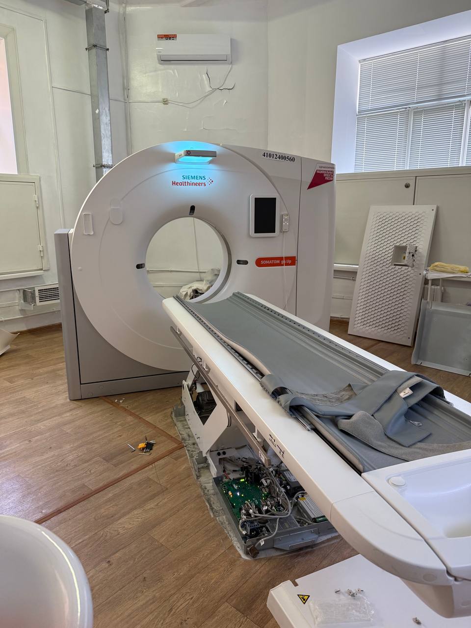 Ремонт КТ Siemens SOMATOM GO UP: замена платы TCB и датчиков P-path / C-path