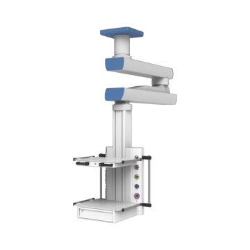 Потолочная медицинская консоль CADUCEUS C2E-V двухплечевая вертикальная