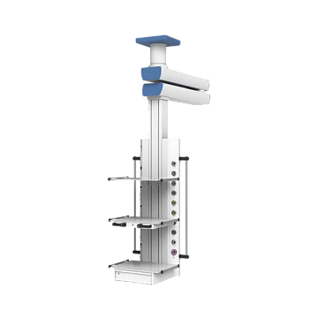 Потолочная медицинская консоль CADUCEUS C2-V двухплечевая