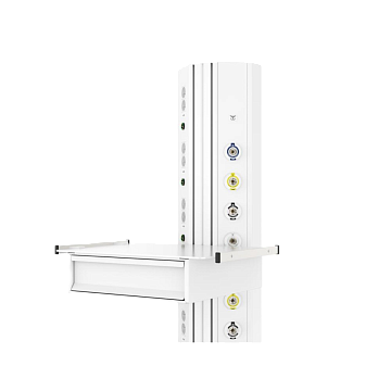 Настенная вертикальная медицинская консоль CADUCEUS CS07