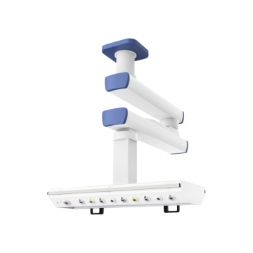 Потолочная медицинская консоль CADUCEUS C2E-A двухплечевая